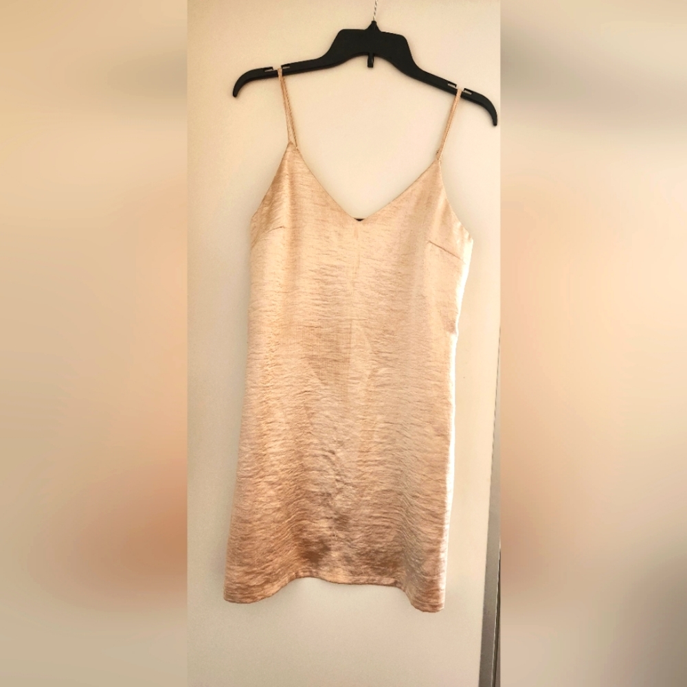 Forever 21 metallic silver spaghetti strap dress✨️